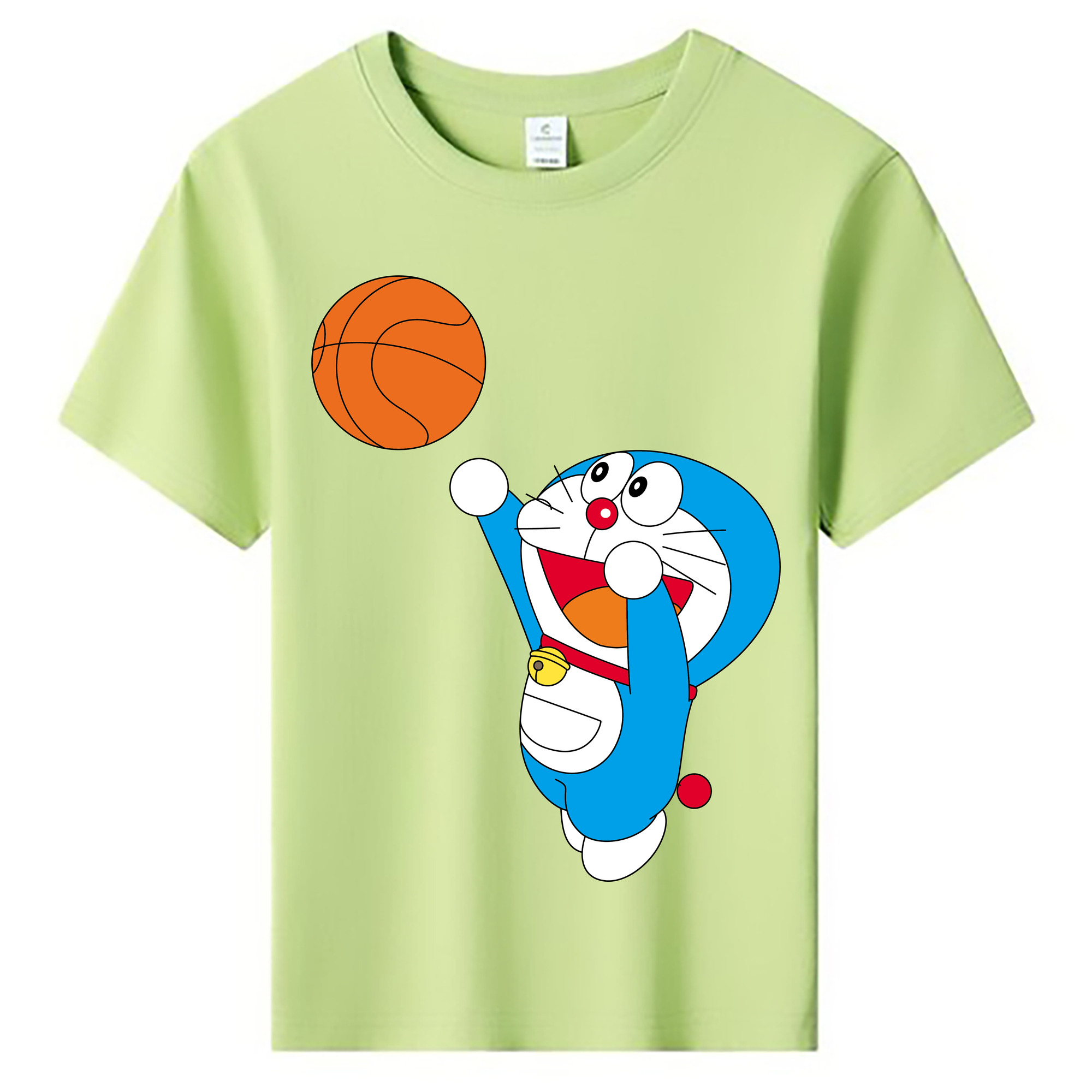 （画像用） ドラえもん Doraemon 綿100％キッズTシャツ（フロントプリント）